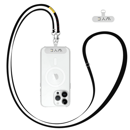 Y-LY11 Flat Phone Lanyard Strap Black
