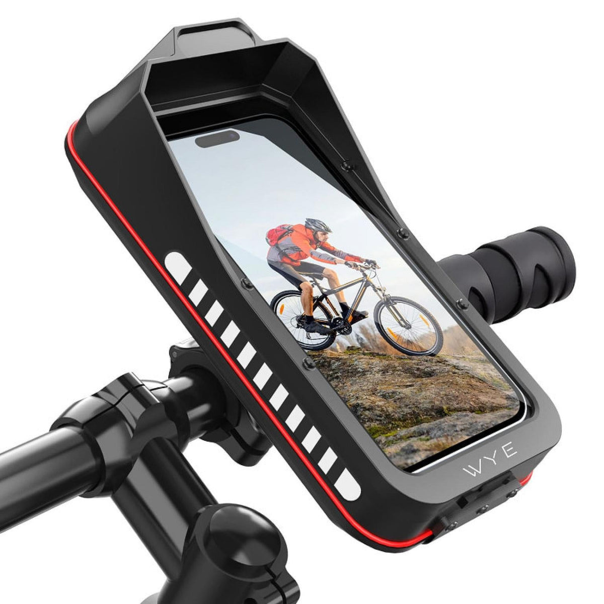 Rainproof Bike &amp; Motorcycle Phone Mount Black