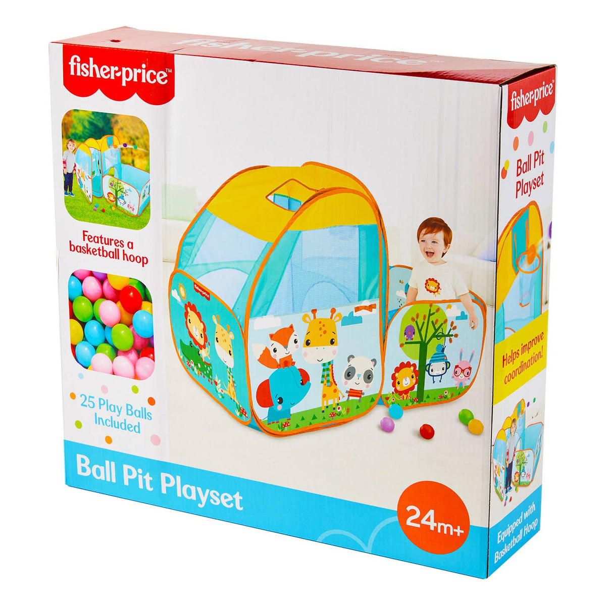 Wholesale Fisher-Price Long Ball Pit Playset – 25PCS