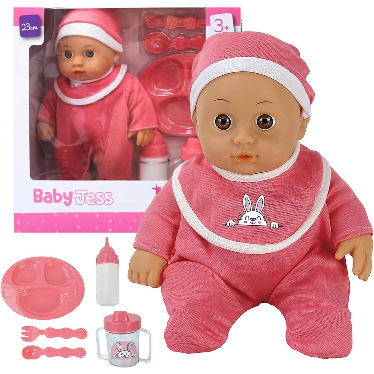 Wholesale Baby Doll with Accessories Set – 23cm