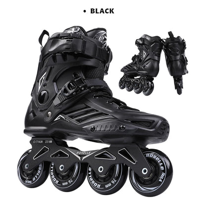 EACH New Models Wholesale Slalom Inline Roller Skates Shoes Professional Freestyle Skating Shoes with 4 Wheels for Adults