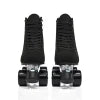 2025 Hotsale Two-Row Glitter Flashing Roller Quad Skates Unisex Wheel Skating Shoes for Woman and Man