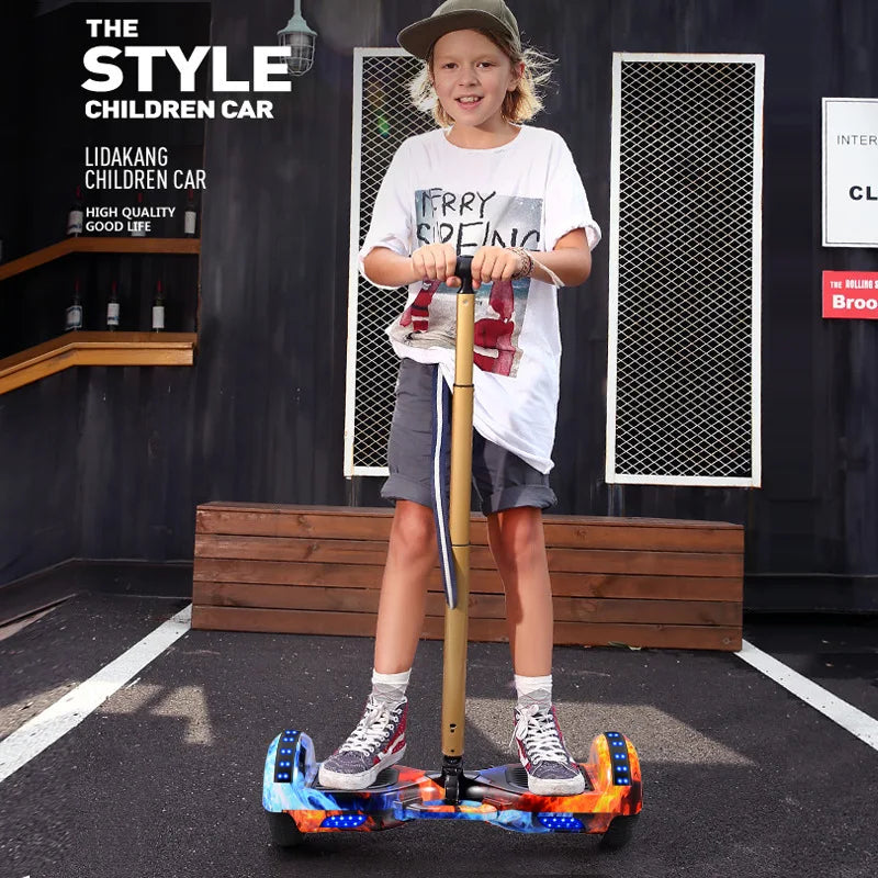 Hot Sale 2021 6.5inch Electric Hoverboard with LED Lights Balance Wheel 8.5inch China A8 300w 36v Double Wheel Hover Scooter