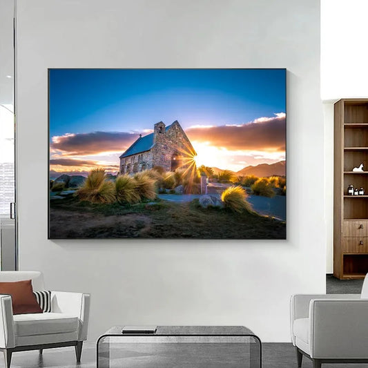 Wall Art Canvas Paintings Natural Scenery Wall Poster Nordic Home Decor for Livingroom Decoration