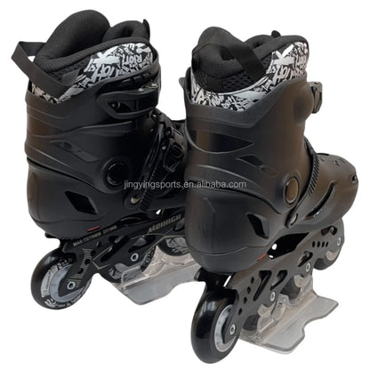 Jinyin Roller Skates Wholesale Inline Skates Professional Slalom Freestyle Inline Speed Rochelle Roller Skating Shoes for Adults