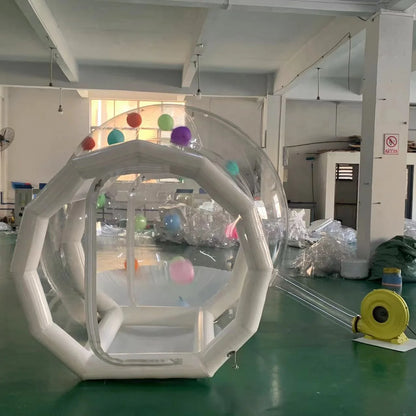 Outdoor Camping Event Kids Party Inflatable Bubble Tent PVC Globe Clear Transparent Igloo Dome Tent Inflatable Bubble House