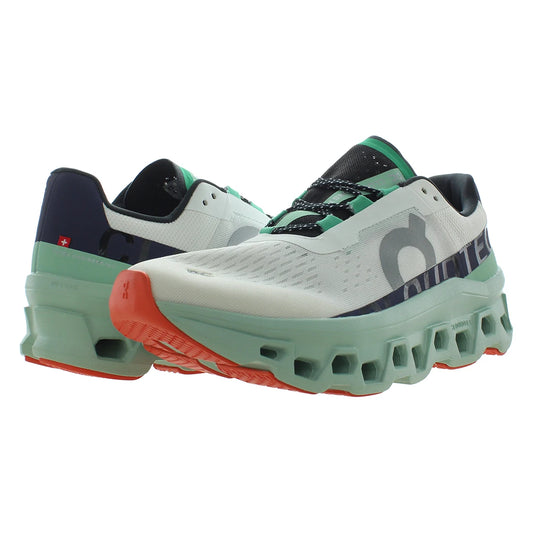 On Cloudmonster Women Shoes Color Undyed/White/Creek | 100% Authentic Made in China Model MSS-6198241
