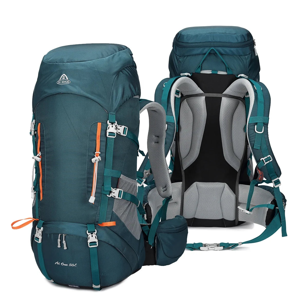 50L Waterproof Climbing Backpack Outdoor Sports Bag Travel Backpack Camping Hiking Trekking Backpack for Women and Men