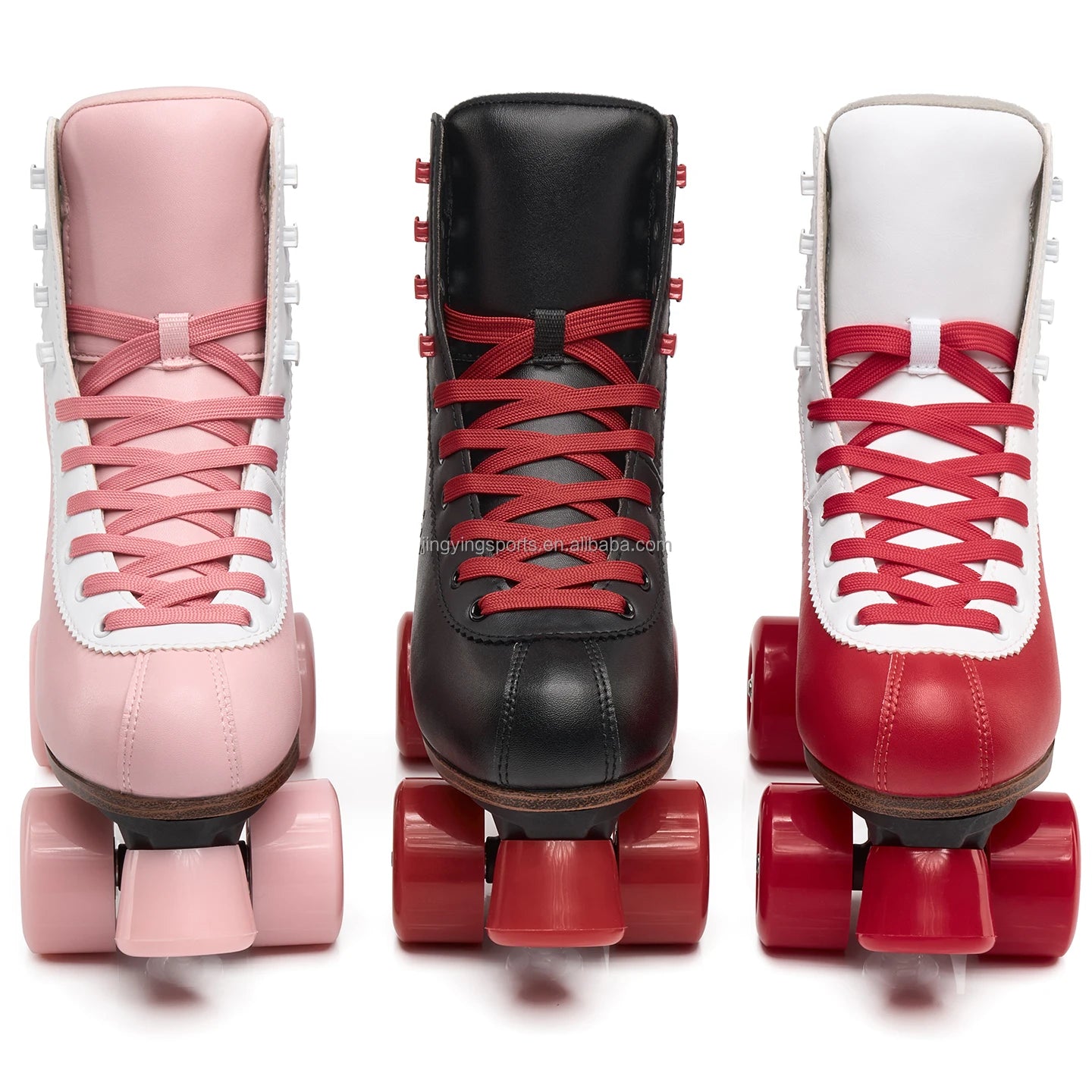 2025 Hotsale Two-Row Glitter Flashing Roller Quad Skates Unisex Wheel Skating Shoes for Woman and Man