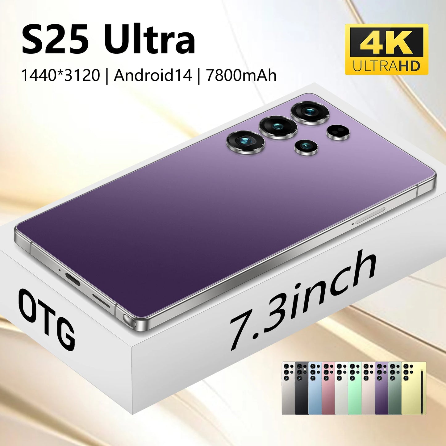 Real High Quality New S25 Ultra Full-Screen Gaming Smartphone Gaming Android 15 16GB+512GB S25 ULTRA Smart Phone Cellphones