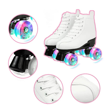 EACH New Arrival Custom Skate Shoes Quad Unisex Rental Roller Skates 4 Wheel Skating Shoes for Men Women Adults
