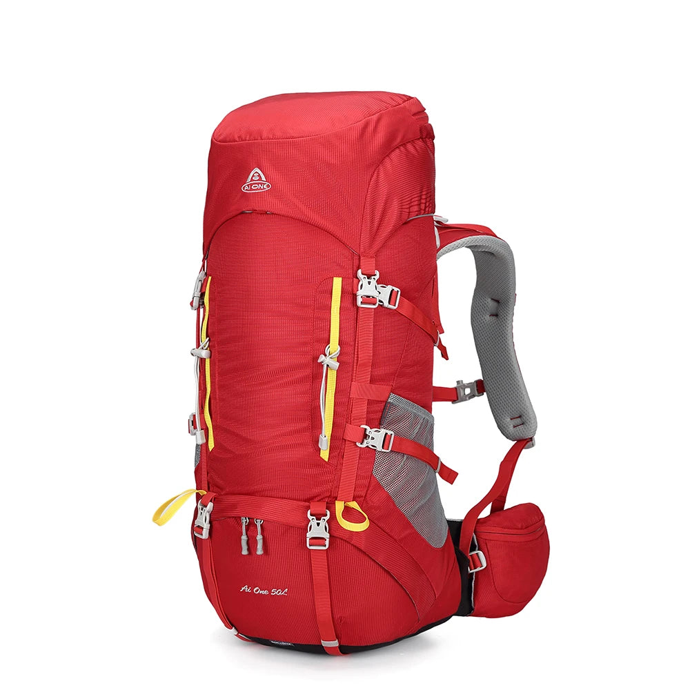 50L Waterproof Climbing Backpack Outdoor Sports Bag Travel Backpack Camping Hiking Trekking Backpack for Women and Men