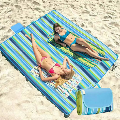 WOQI Hot Sale Waterproof Portable Outdoor Picnic Blanket  for Adults Travel Camping Hiking