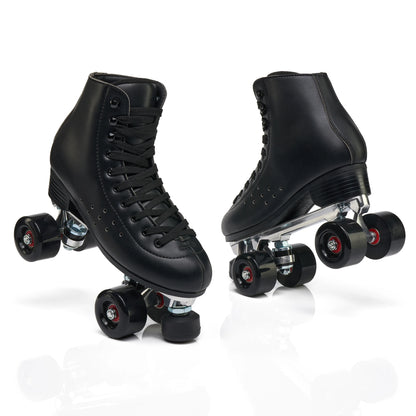 2024 Factory Wholesale Adult Roller Skating Shoes Four Wheel Flash Ice Skates Adjustable Inline for Outdoor Use