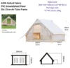 Wholesale in Bulk Hot Sale 2*3m 6 Square Meter 420D Oxford Outdoor Camping Waterproof Automatic Inflatable Air Tent