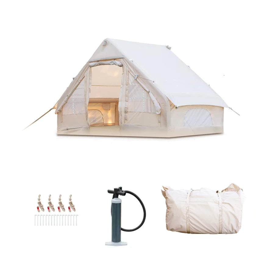 Wholesale in Bulk Hot Sale 2*3m 6 Square Meter 420D Oxford Outdoor Camping Waterproof Automatic Inflatable Air Tent