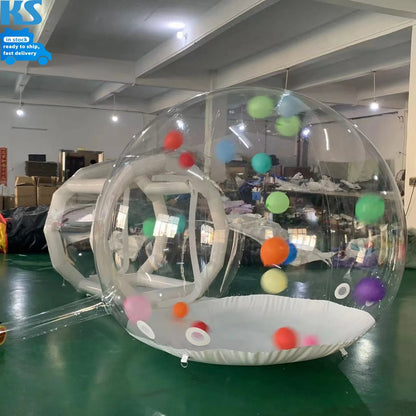 Outdoor Camping Event Kids Party Inflatable Bubble Tent PVC Globe Clear Transparent Igloo Dome Tent Inflatable Bubble House