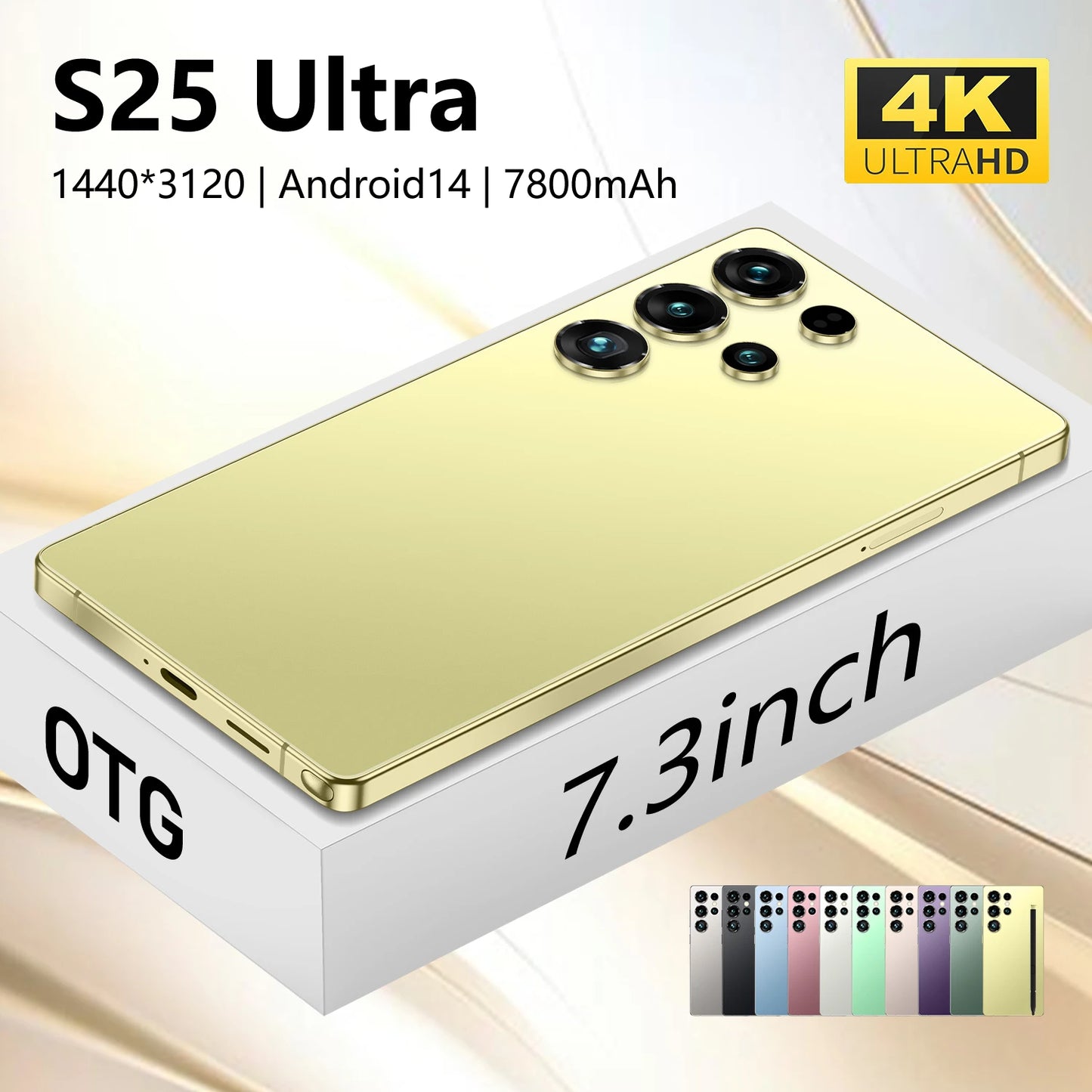 Real High Quality New S25 Ultra Full-Screen Gaming Smartphone Gaming Android 15 16GB+512GB S25 ULTRA Smart Phone Cellphones