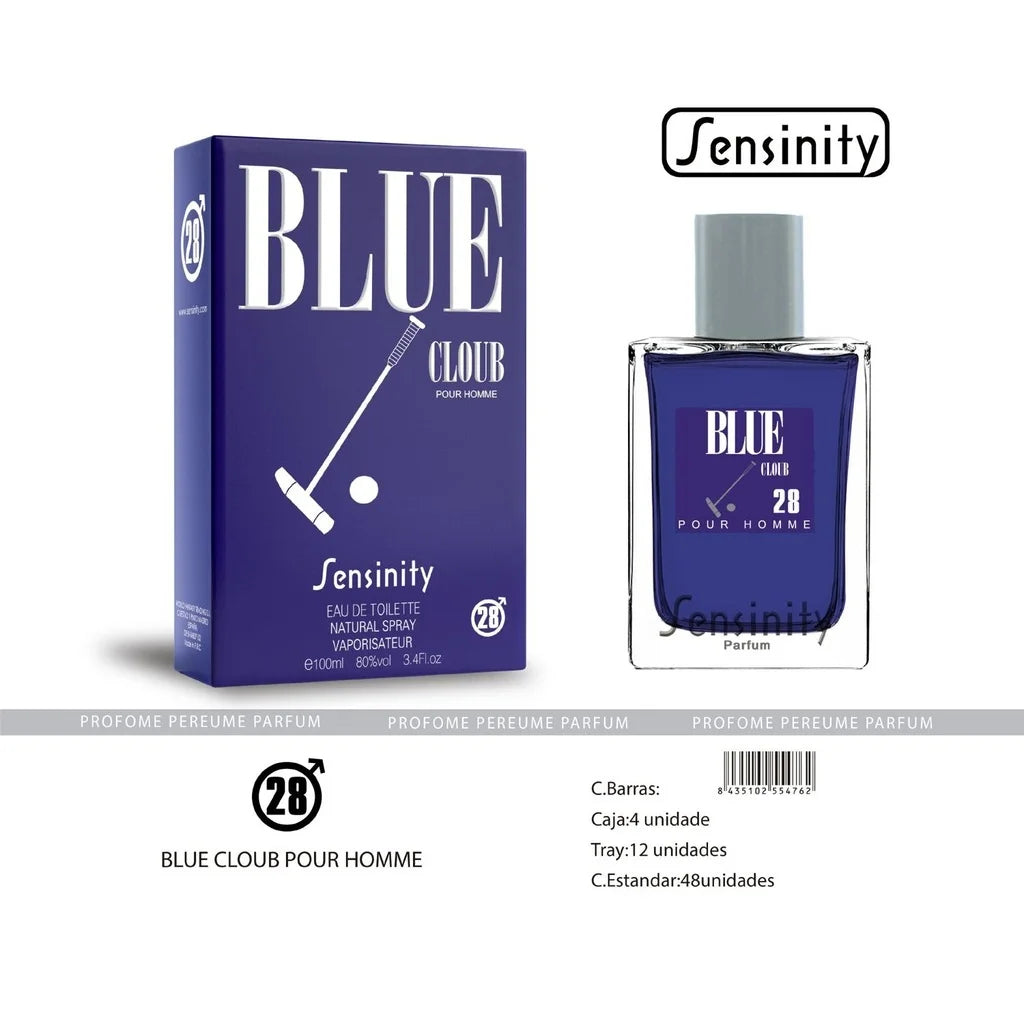 Perfume Blue Cloud for men 100ml masculine fragrance