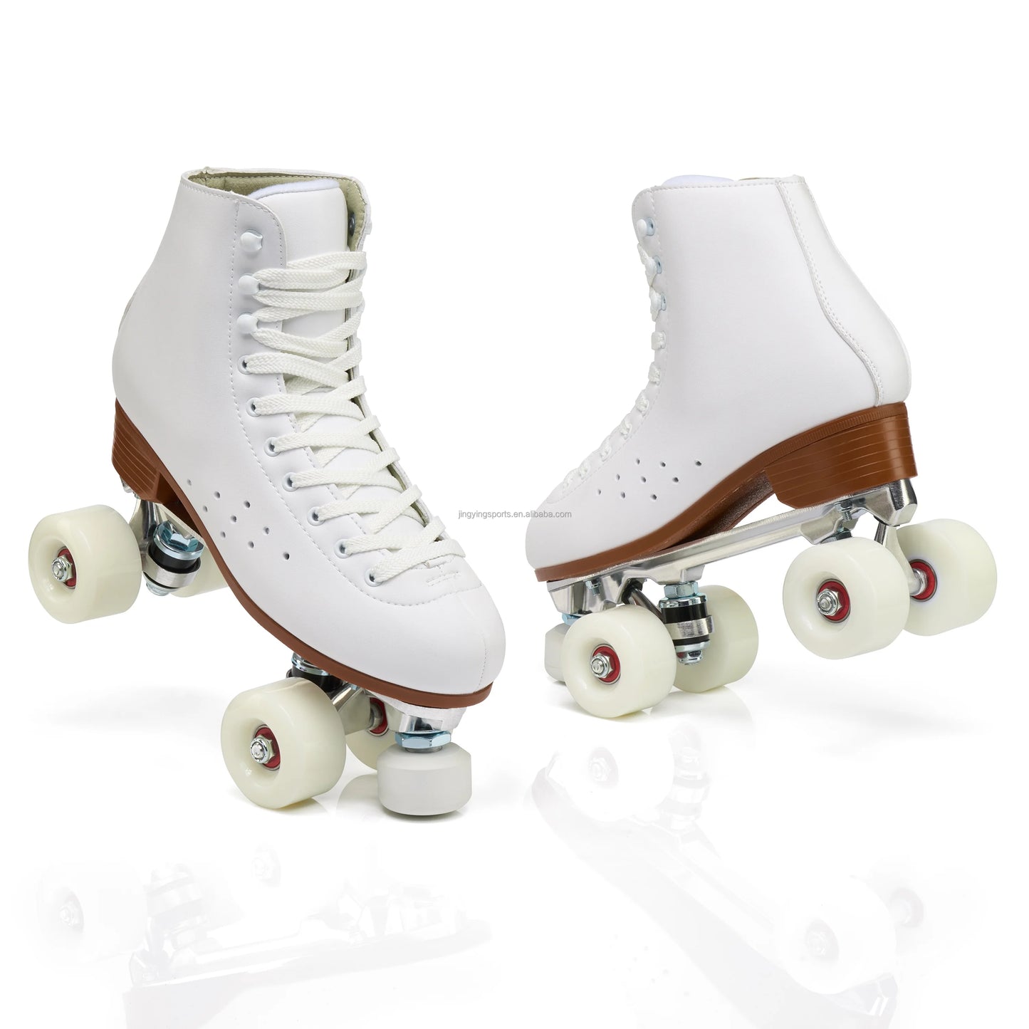 2025 Hotsale Two-Row Glitter Flashing Roller Quad Skates Unisex Wheel Skating Shoes for Woman and Man