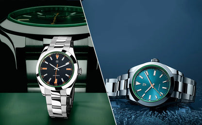 PAGANI DESIGN Men's Watches Luxury Automatic Watch for Men Green Glass Mechanical Watches AR Sapphire Glass Wristwatch Men 2026