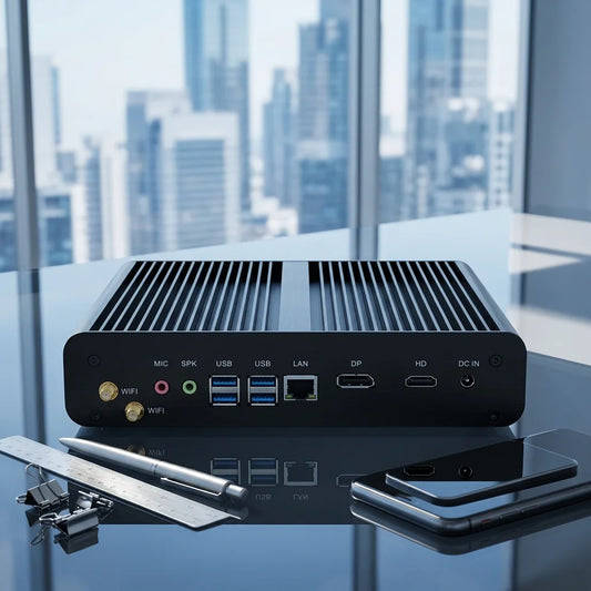 10th 12th GEN Intel Core I7 10710U 10510U 1255U Mini Fanless Computer Win10 Pro 2DDR4 M.2 Nvme 4K HD DP HTPC Nettop Gaming Pc