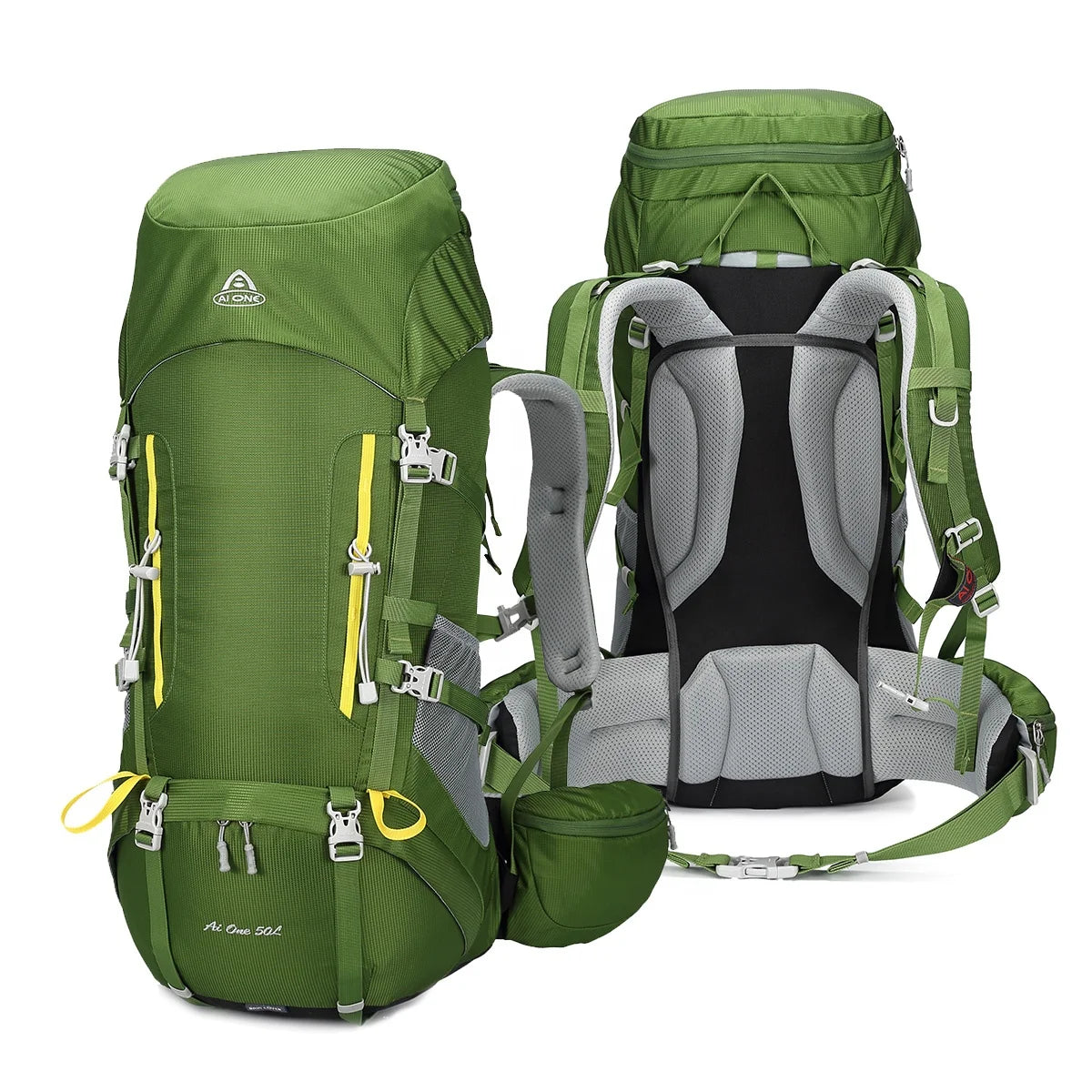 50L Waterproof Climbing Backpack Outdoor Sports Bag Travel Backpack Camping Hiking Trekking Backpack for Women and Men