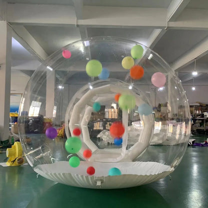 Outdoor Camping Event Kids Party Inflatable Bubble Tent PVC Globe Clear Transparent Igloo Dome Tent Inflatable Bubble House