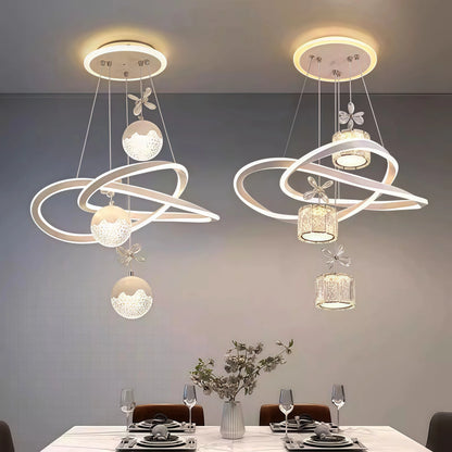Modern Crystal Light Luxury Remote Chandeliers Home LED Advanced Sense Livingroom Lamp 120W 165-220V 3CCT Pendants Lighting 2026