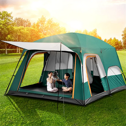 Outdoor Luxury Windproof Family Waterproof Camping Tents,Portable Tent for Camping Hiking Outdoor Family for 4-12 Persons/