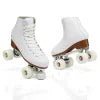 2024 Factory Wholesale Adult Roller Skating Shoes Four Wheel Flash Ice Skates Adjustable Inline for Outdoor Use