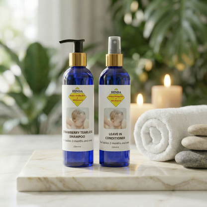 Hinda's Baby Boy Leave in conditioner & Shampoo bundle 250ml x 2