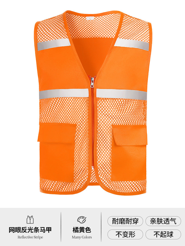 Multi-pocket V-neck overalls waistcoat customized volunteer vest printing travel photography advertising tooling logo