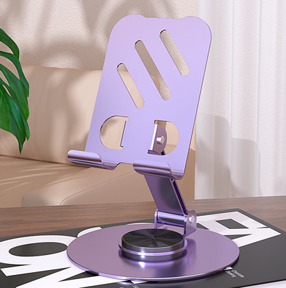 Mobile phone stand desktop mobile phone stand 2025 new universal folding portable metal lifting adjustment flat support