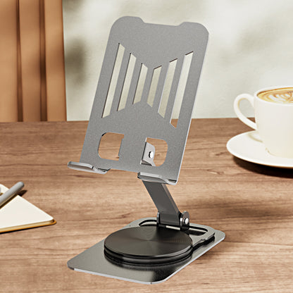 Mobile phone stand desktop mobile phone stand 2025 new universal folding portable metal lifting adjustment flat support