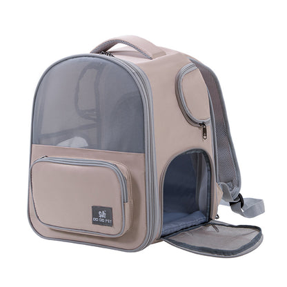 Summer Breathable Mesh Pet Carrier Bag, Portable Cat Carrier with Opening, Small Dog Backpack Manufacturer Wholesale