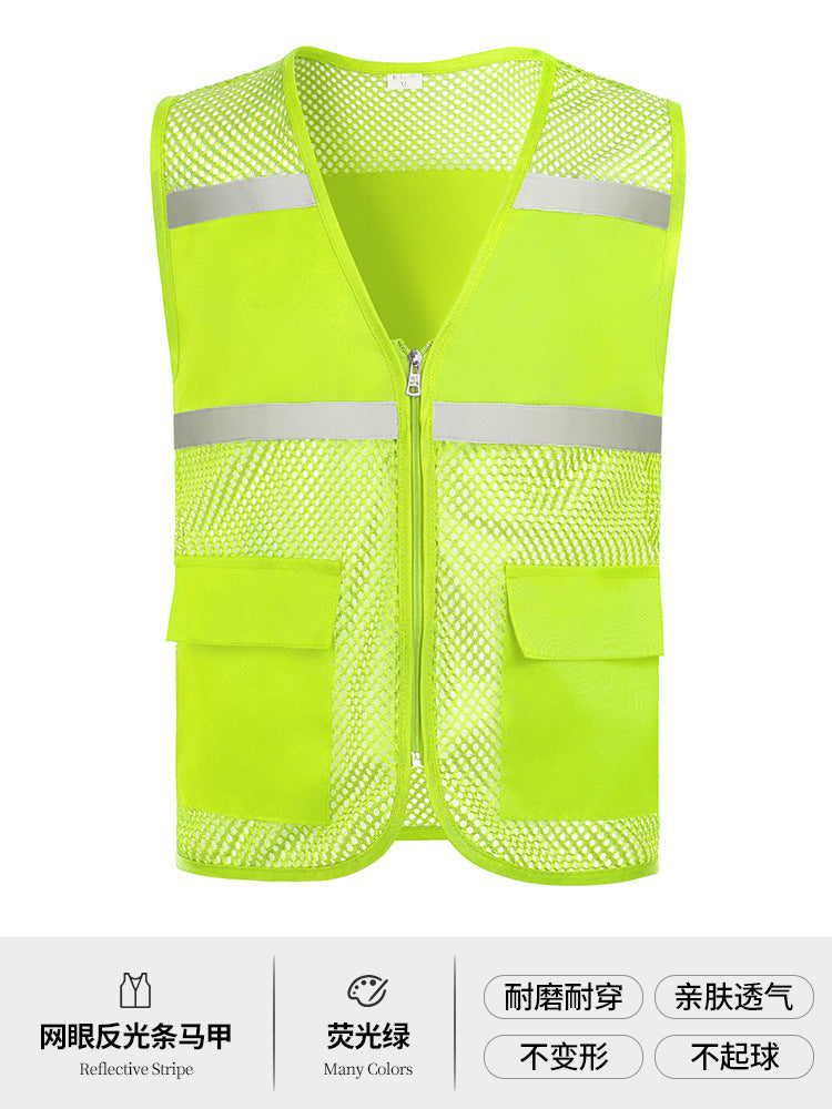 Multi-pocket V-neck overalls waistcoat customized volunteer vest printing travel photography advertising tooling logo