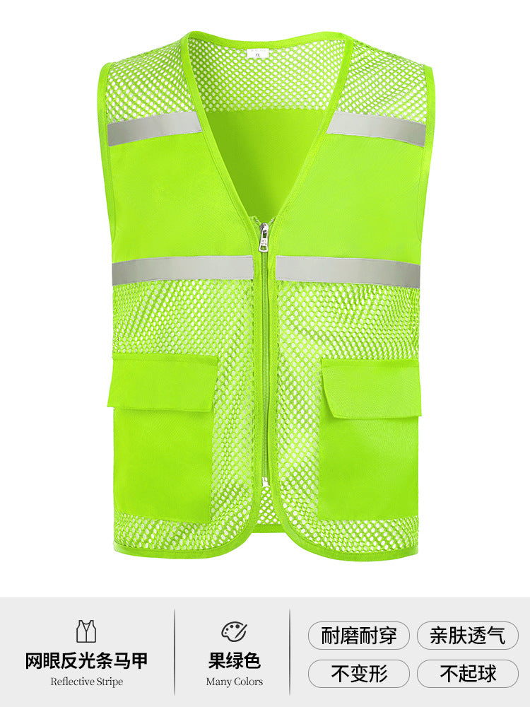 Multi-pocket V-neck overalls waistcoat customized volunteer vest printing travel photography advertising tooling logo