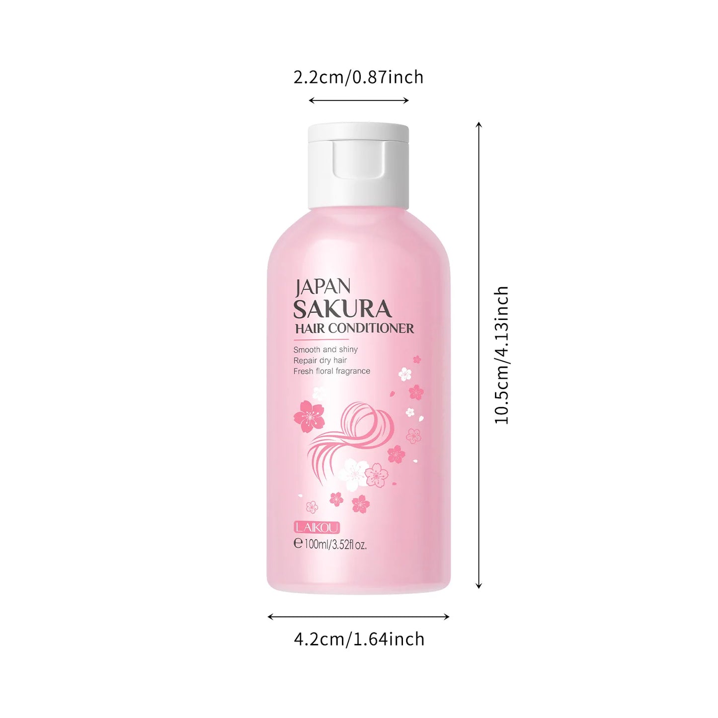 LAIKOU Sakura Shampoo & Hair Conditioner Deep Cleansing Oil Control Anti Dandruff Moisturizing Nourishing Repair Damaged Hair