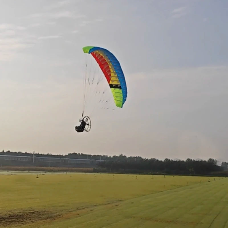 1Set 2.4M Wingspan Paragliding Canopy+2216 1400KV Brushless Motor+40A ESC+9inch Paddle+55g Metal Servo RC Powered Paraglider Kit