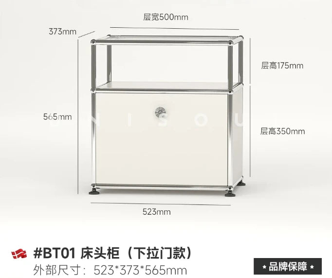Bedside Table Milk White Bedroom Modern Minimalist Living Room Side Cabinet Storage Cabinet