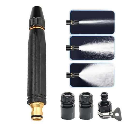 High Pressure Washing Water Gun Diamond Water Watering Pipe Car Wash Gun Adjustable Nipple Type Home Garden Shower Tools