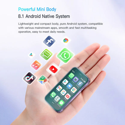 SOYES XS15 Mini Smartphone 3.0" Display Android 8.1 Dual SIM Standby 2GB RAM 16GB ROM  3G Network Backup Gift Small Phone