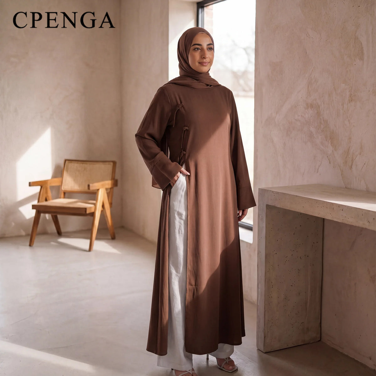 Elegant Abaya Women Dubai Ramadan Eid Arabic Traditional Muslim Modest Dress Islamic Holiday Outfit New Plain Turkey Kaftan Robe
