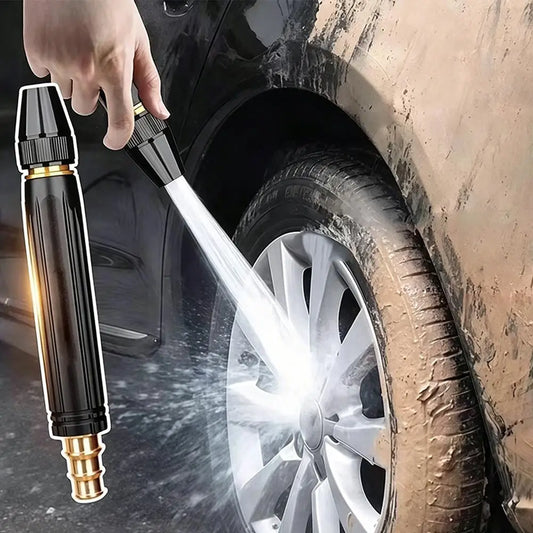 High Pressure Washing Water Gun Adjustable Nipple Type Diamond Water Watering Pipe Car Wash Gun Home Garden Shower Tools