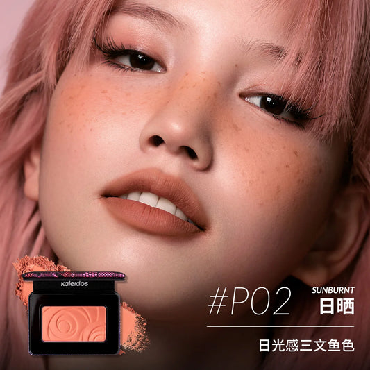 Kaleidos Blush-Shape,Contour&Highlight Face With Matte Shimmery Color for Cheek and Eye Shadow Facial Makeup Plate
