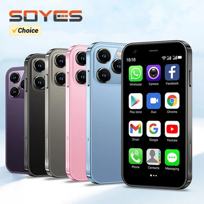SOYES XS15 Mini Smartphone 3.0" Display Android 8.1 Dual SIM Standby 2GB RAM 16GB ROM  3G Network Backup Gift Small Phone