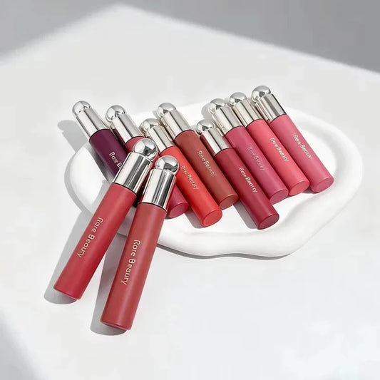 Rare Beauty Blush Lip Gloss Brightens The Complexion Is Silky And Beautiful And Enhances Contours Girl Women Makeup With Box