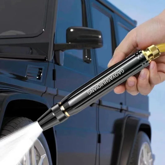 High-pressure Water Gun Black Pagoda Alloy Nozzle Plastic Body Direct Spray Car Wash Garden Cleaning Portable Durable Heavy-duty