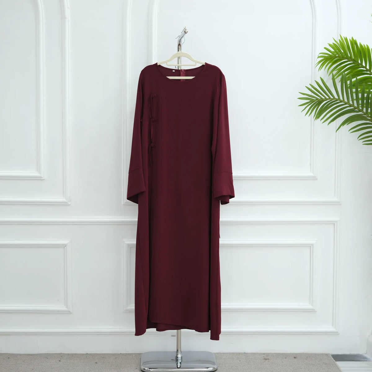 Elegant Abaya Women Dubai Ramadan Eid Arabic Traditional Muslim Modest Dress Islamic Holiday Outfit New Plain Turkey Kaftan Robe